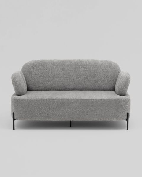 Диван Кэнди ткань букле светло-серый