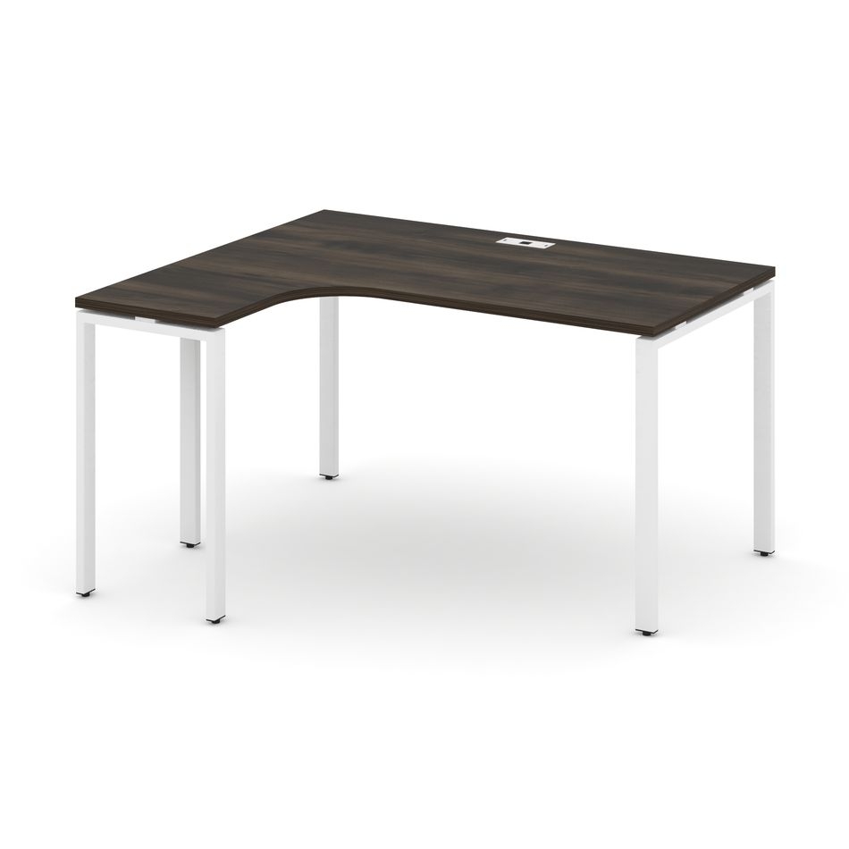 Стол эргономичный левый CONCEPT CN.SA-001(L) Дуб Мали Белый