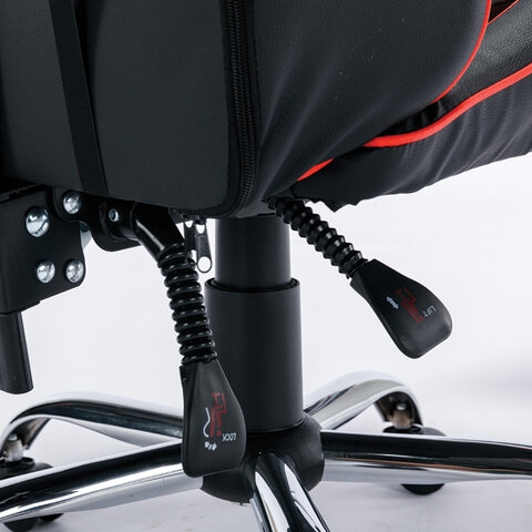 Кресло компьютерное BRABIX Dexter GM-135 подножка Красное