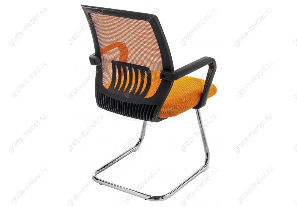 Стул Point оранжевый / черный