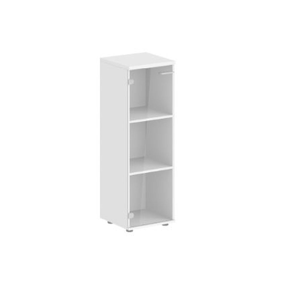 Шкаф средний со стеклом Sigma SG.814.WH.GL Белый