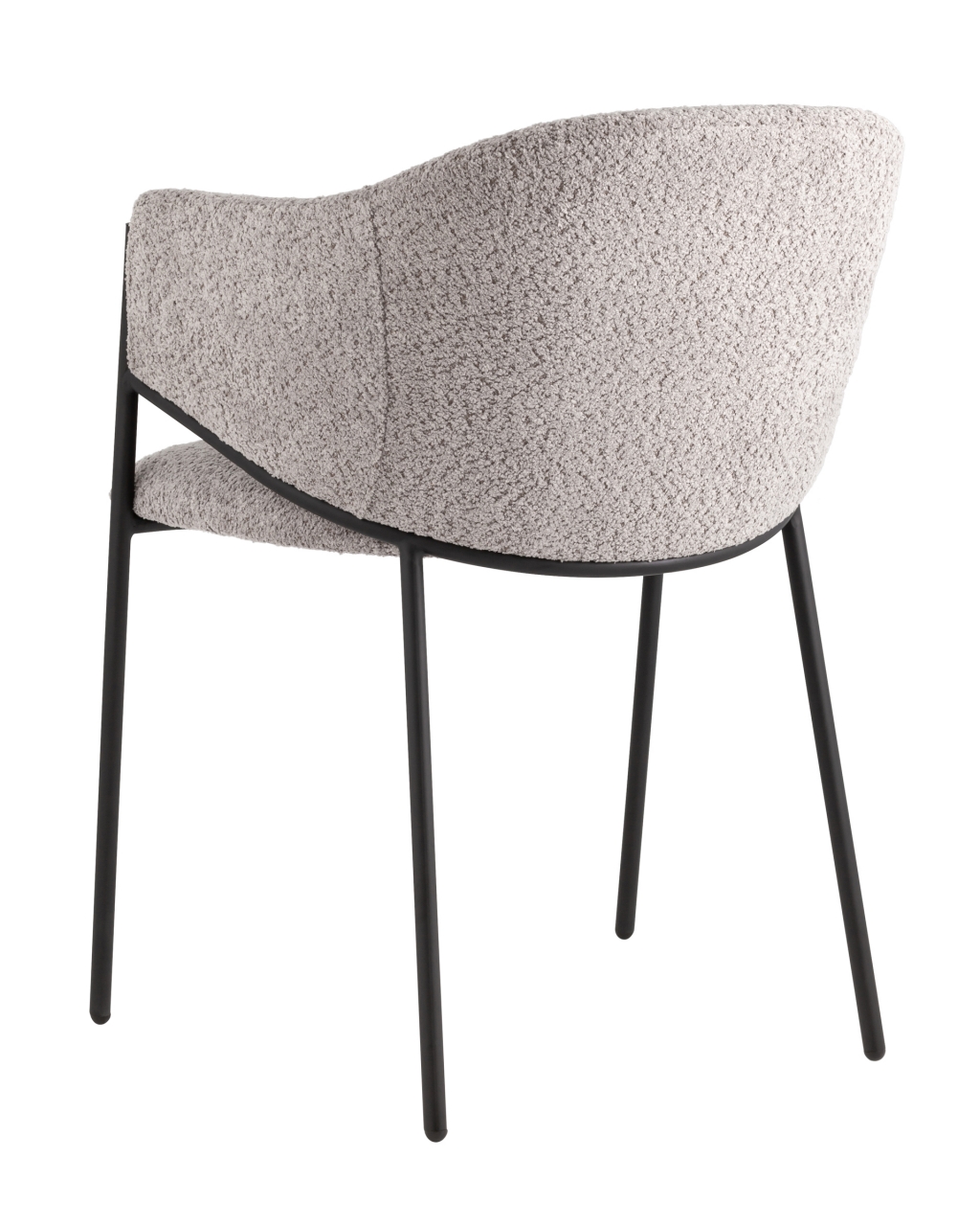 Стул Brace букле Серый