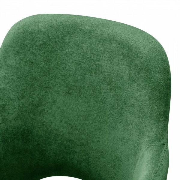 Кресло Ledger К green grass/т.орех