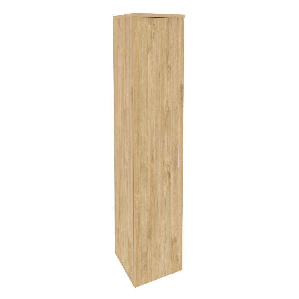 Шкаф высокий узкий левый ONIX O.SU-1.9(L) Тиквуд Светлый