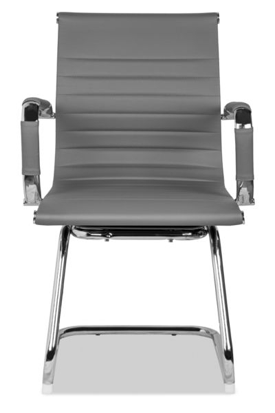 Кресло для посетителей CЛГ-620 ЛКСХ-C Грей / CLG-620 LXH-C Grey