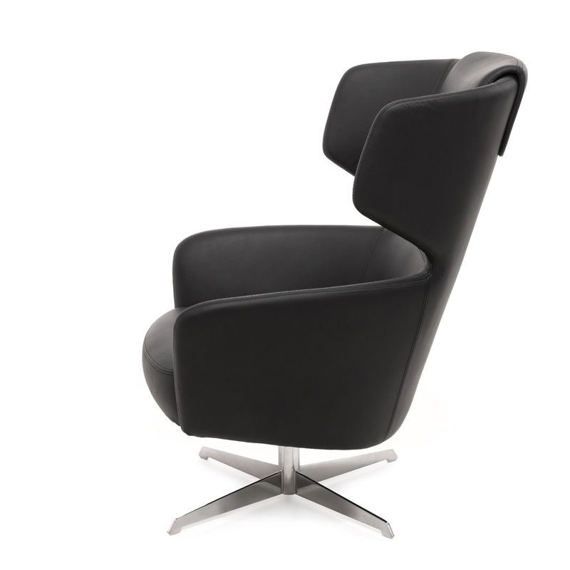 Кресло Recliner VENTO High R7 Dakota black Черное