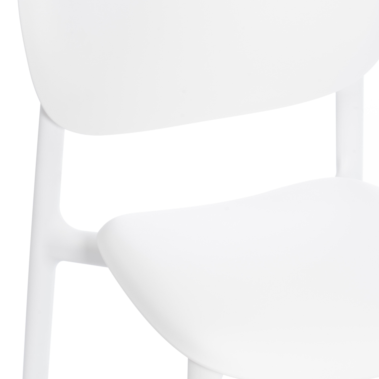 Стул ADORE (mod. XRB-1025) пластик, белый (white), 41 х 53 х 81,5 см