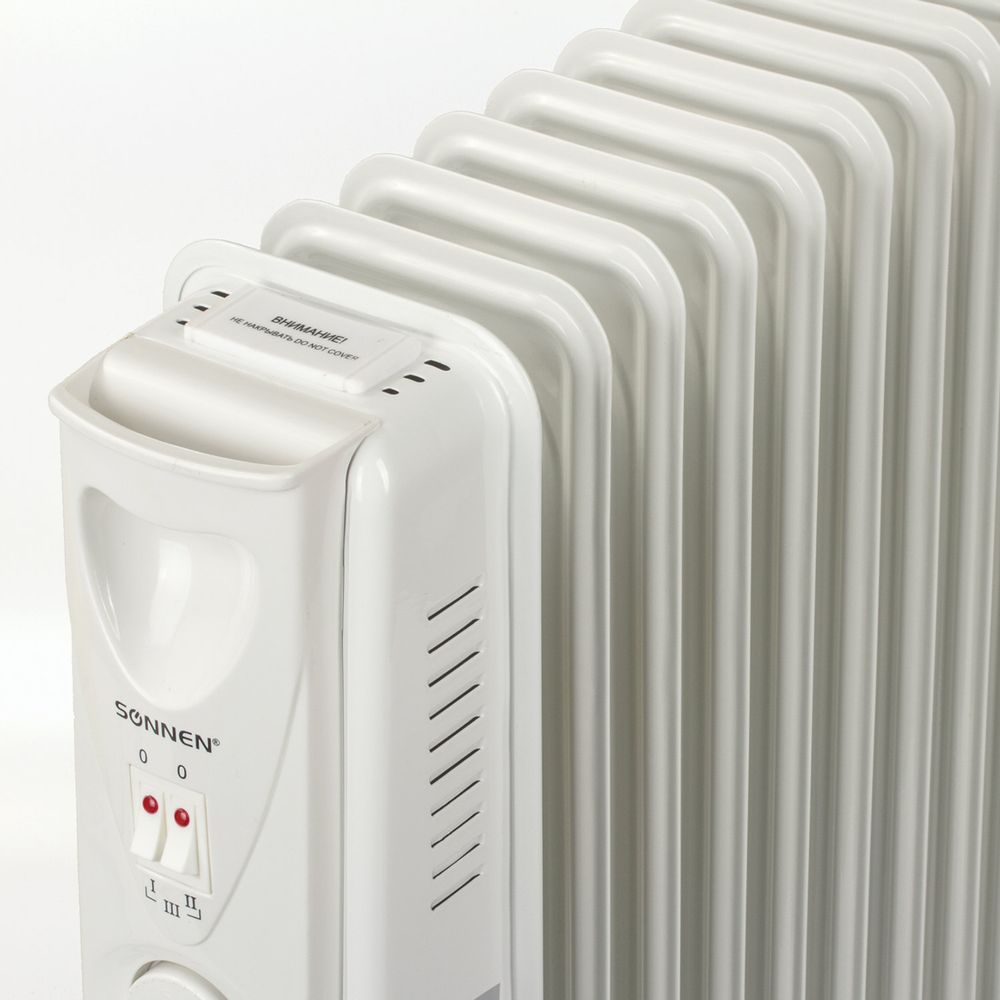 Обогреватель масляный SONNEN DFS-11 2500 Вт Белый