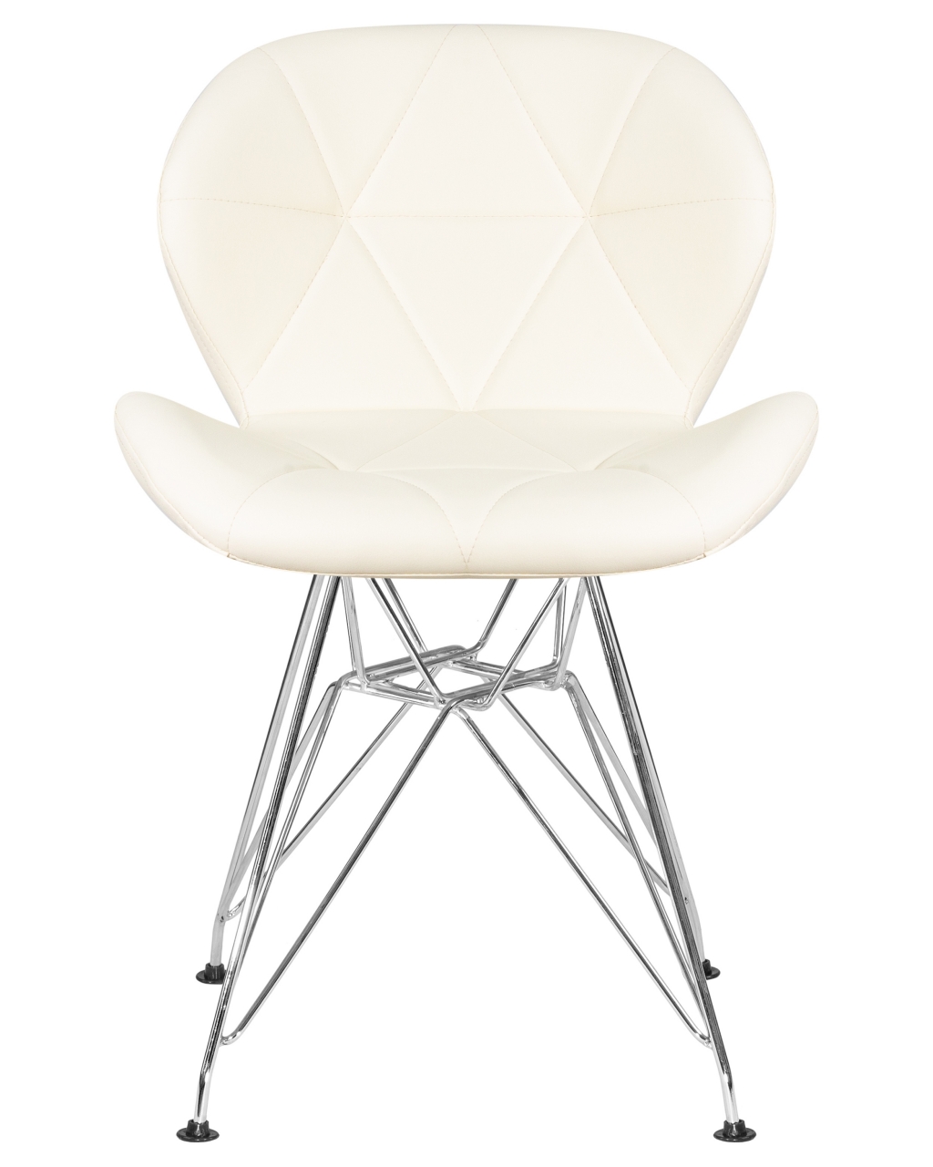 Стул обеденный DOBRIN BUTTERFLY CHROME Кремовый