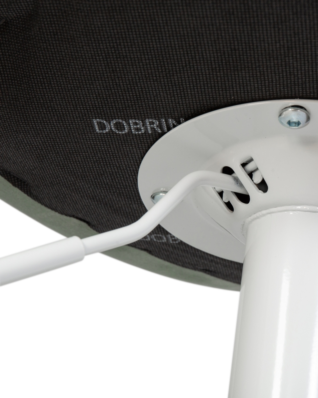 Стул барный DOBRIN TAILOR WHITE (пудрово-мятный велюр (MJ9-87)) 2 шт