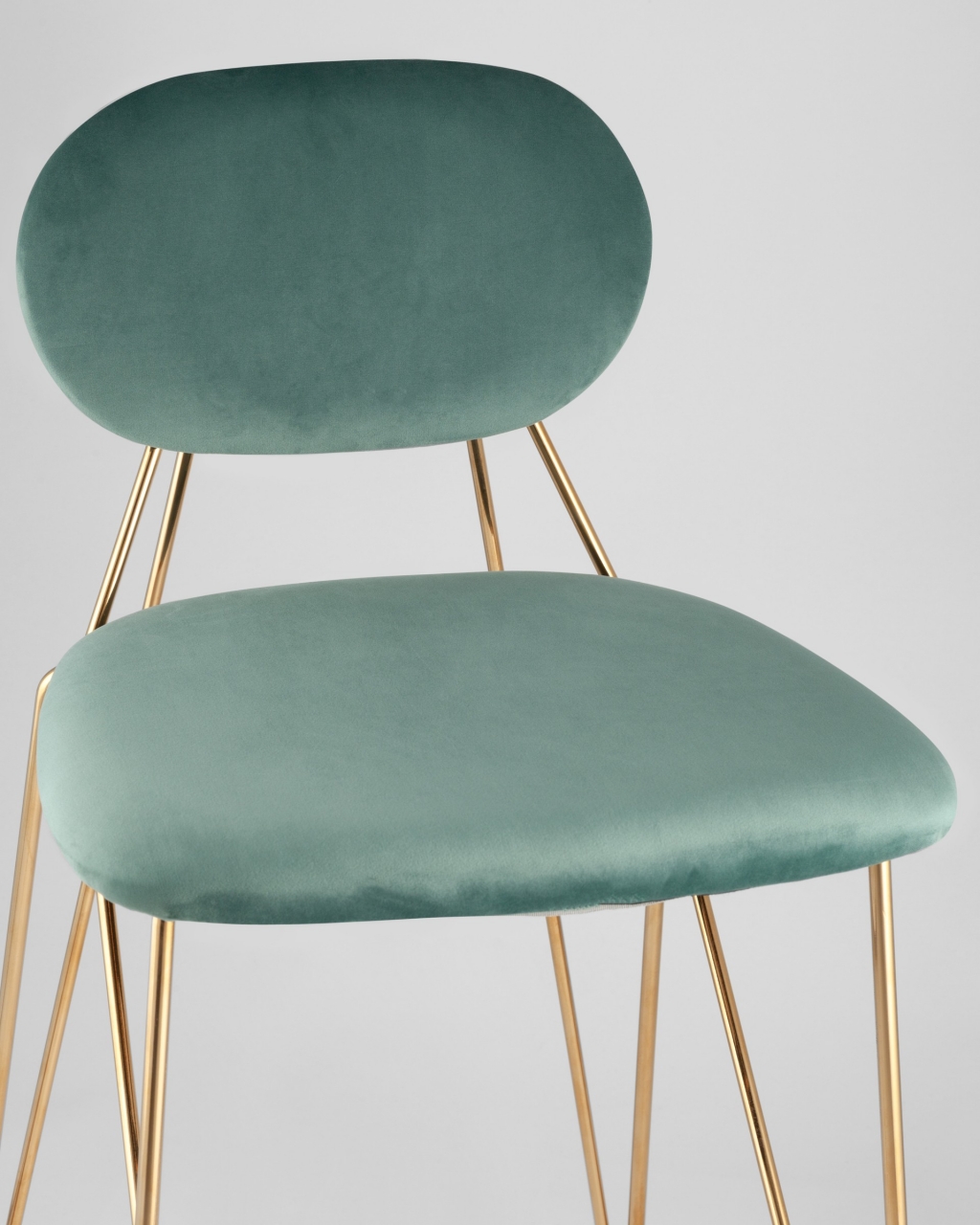 Стул полубарный Элис Мятный