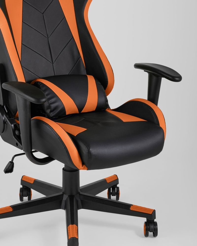Геймерское кресло ТопЧаирс Галлардо Оранжевый / TopChairs Gallardo