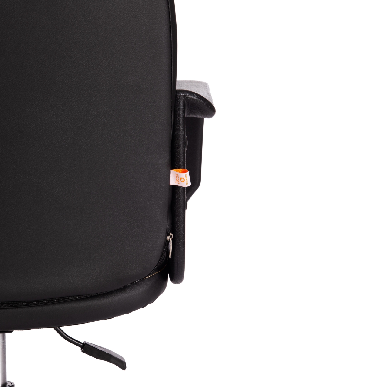 Кресло BAGGI PA кож/зам/ткань, черный/серый, 36-6/ 207