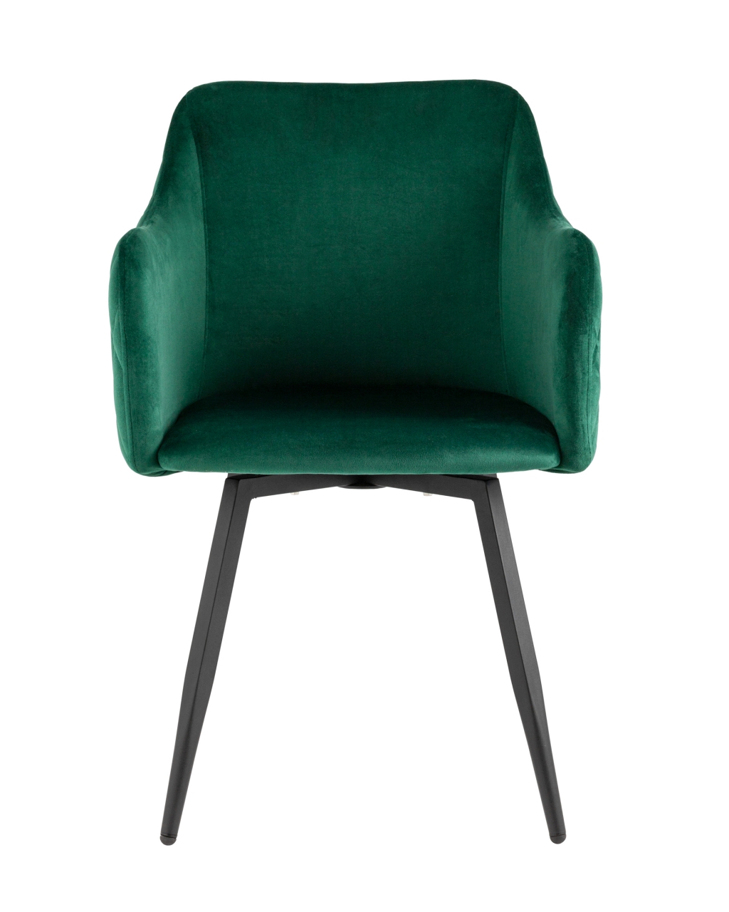 Комплект из двух стульев Ника вращающийся велюр изумрудный 2 шт.