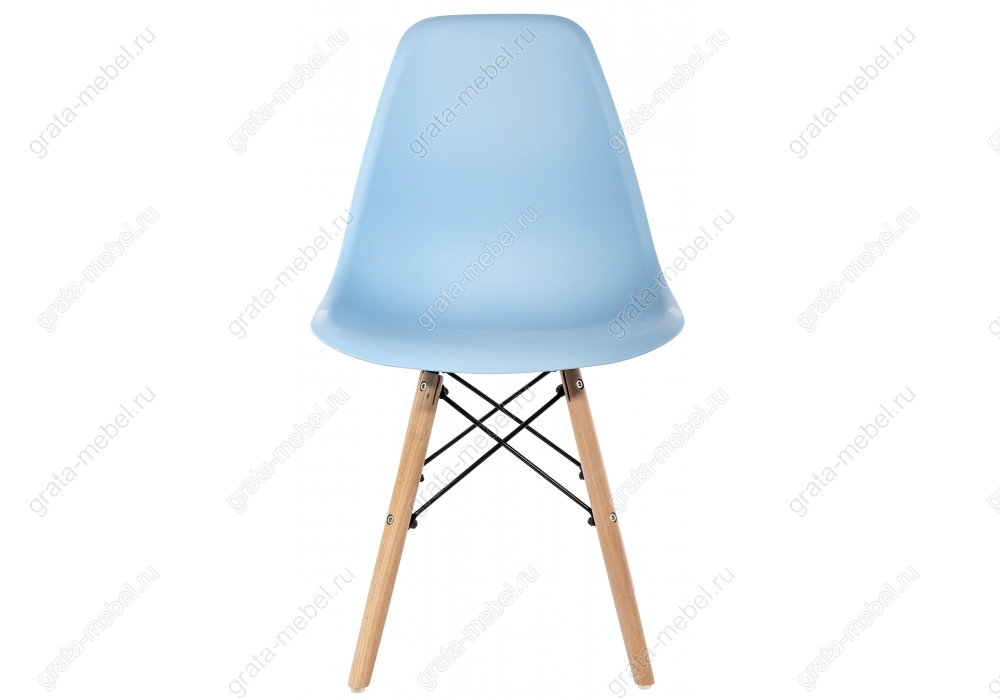Стул деревянный Eames PC-015 blue