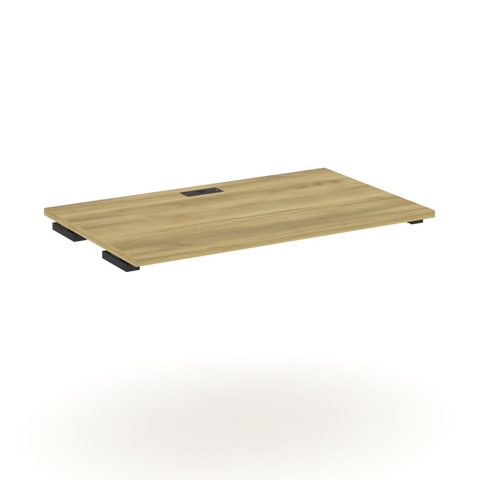 Стол-приставка к двум опорным тумбам/шкафам CONCEPT CN.OSPR-006 Дуб Винченцо Черный