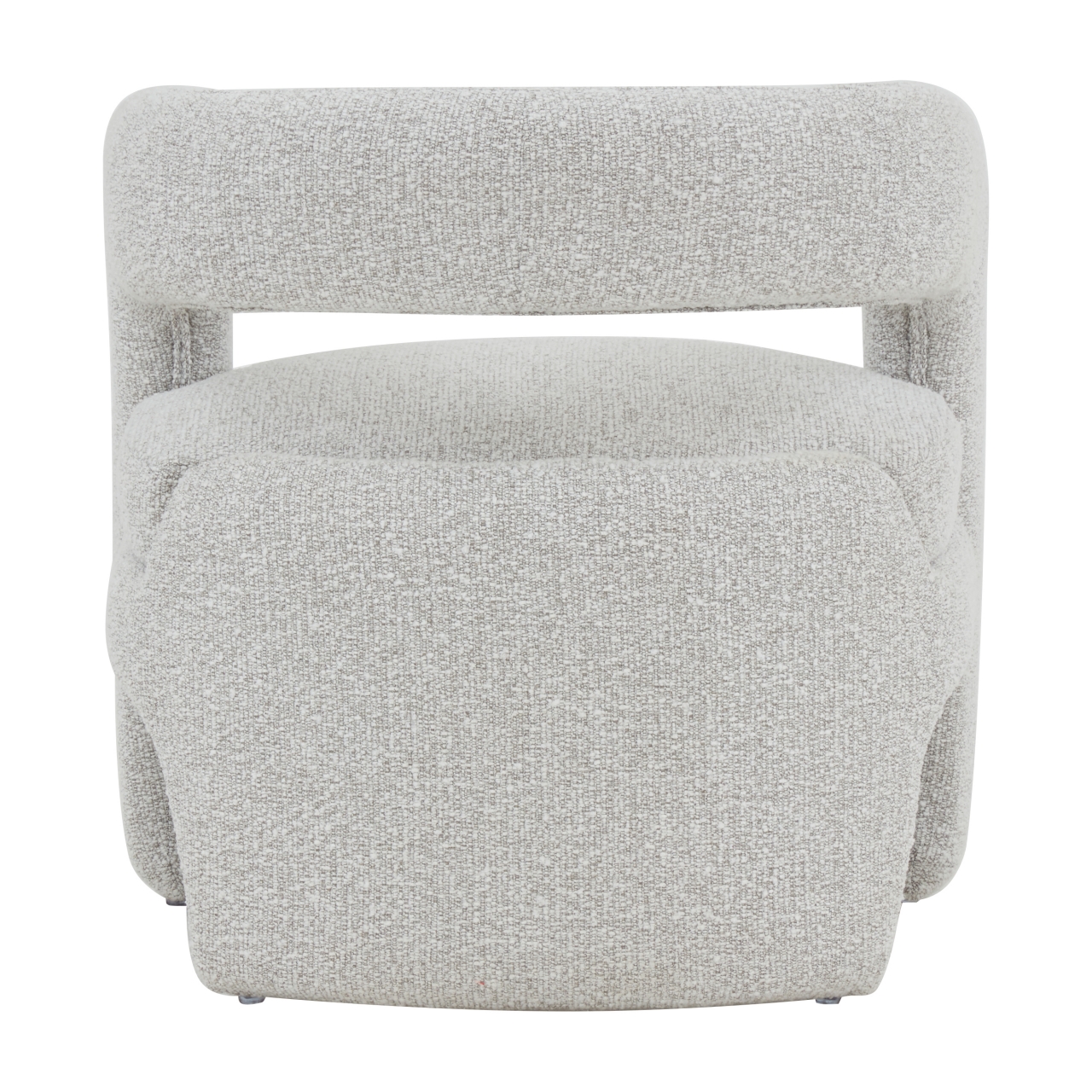 Кресло лаунж Bones жемчужный