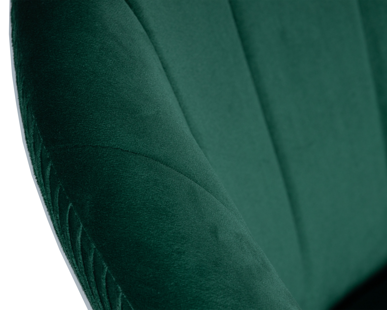 Кресло дизайнерское DOBRIN EDISON BLACK (зеленый велюр (1922-9))