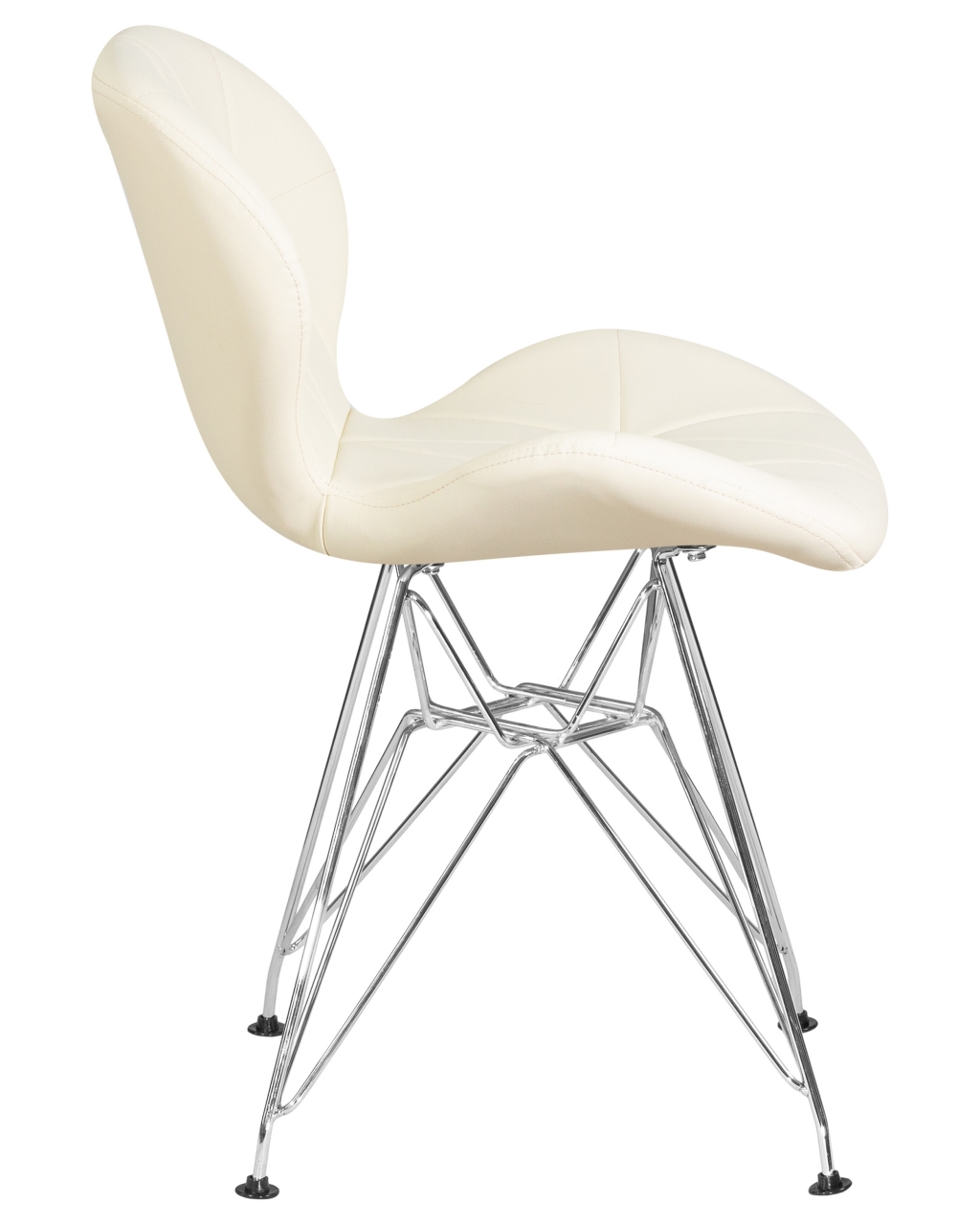 Стул обеденный DOBRIN BUTTERFLY CHROME Кремовый