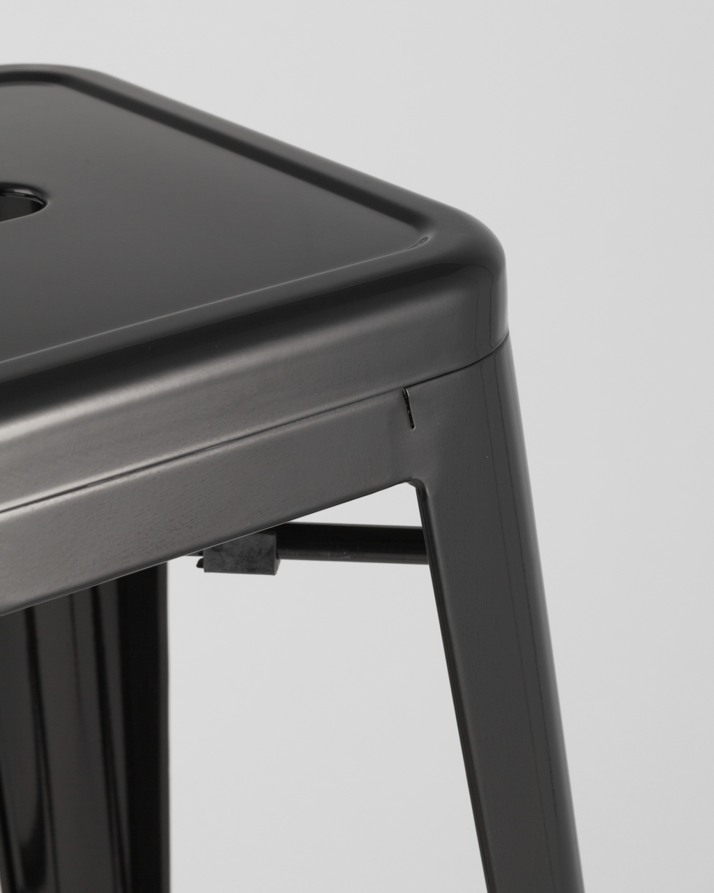 Стул барный Tolix Черный