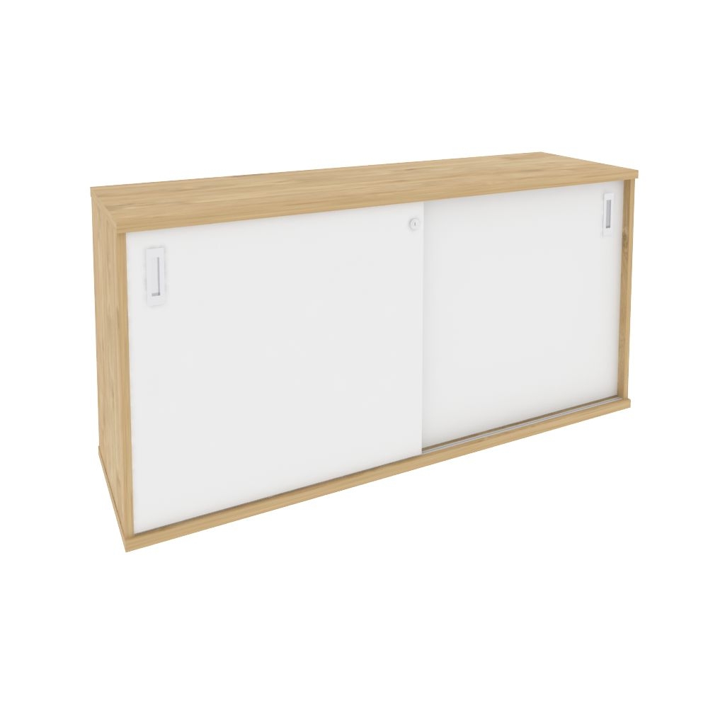 Шкаф-купе приставной / опорный ONIX O.SHKO-3.7 Тиквуд Светлый/Белый