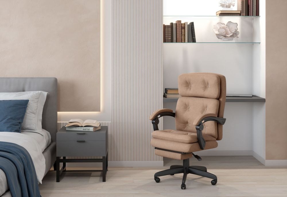 Кресло руководителя CHAIRMAN HOME 442 Темно-бежевый