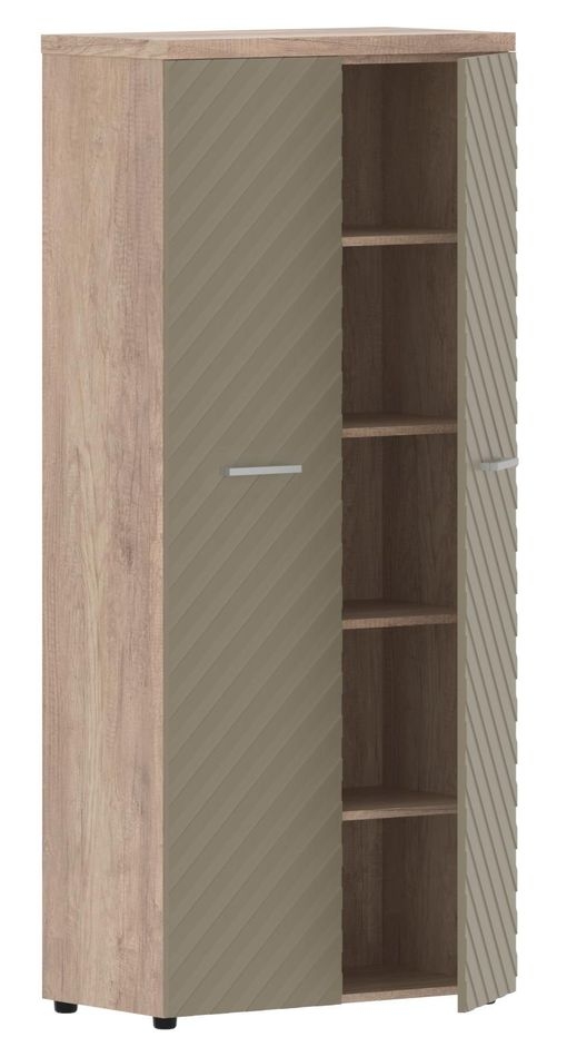 Шкаф с глухими дверьми и топом Torr LUX TLHC 85.1 Дуб Каньон Капучино