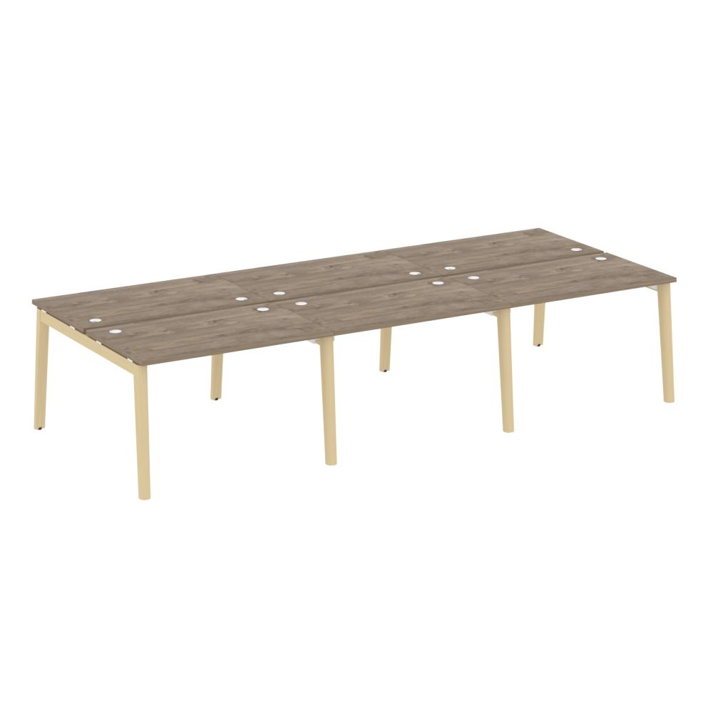 Рабочая станция ONIX WOOD OW.D.RS-6.2.7 Тиквуд Темный/Светлый