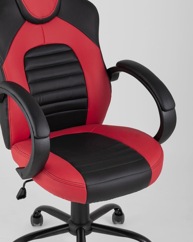 Геймерское кресло TopChairs Racer Midi Красный