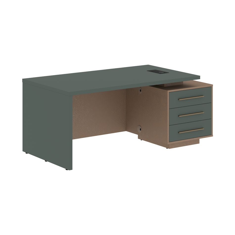 Стол руководителя правый VELION VCT 1890 R Нефрит Кобра