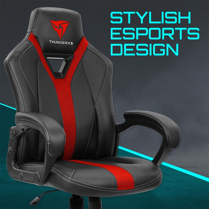 Геймерское кресло ThunderX3 YC1 Black-Cyan