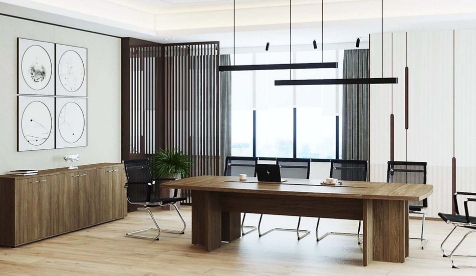 Стол переговорный большой Wing WN.501.OD Дуб темный