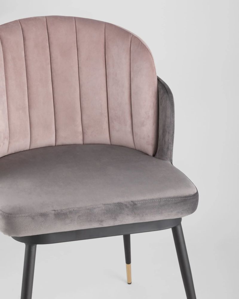 Стул мягкий Пенелопа темно-серый 2 шт