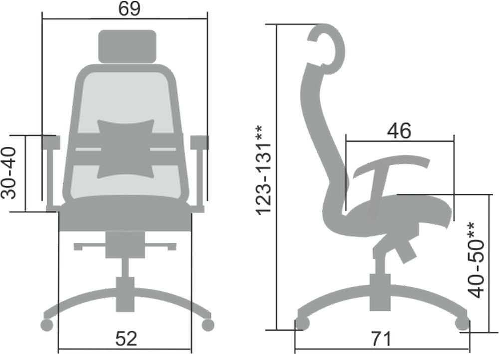 Кресло руководителя Samurai SL-3.04 Темно-коричневый