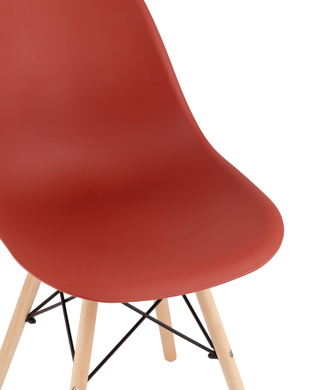 Стул Eames Style DSW терракотовый (разборный каркас)