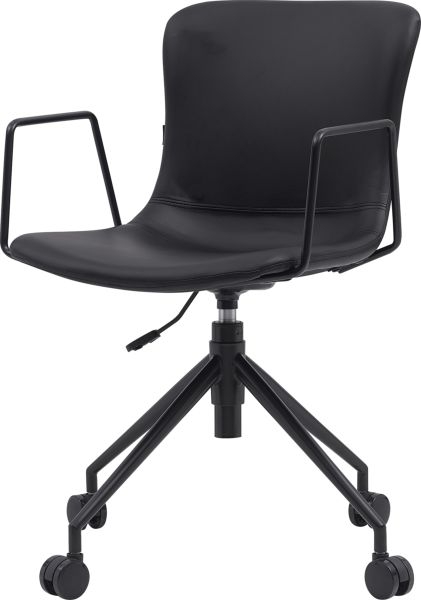 Операторское кресло Everprof Expo Экокожа Черный