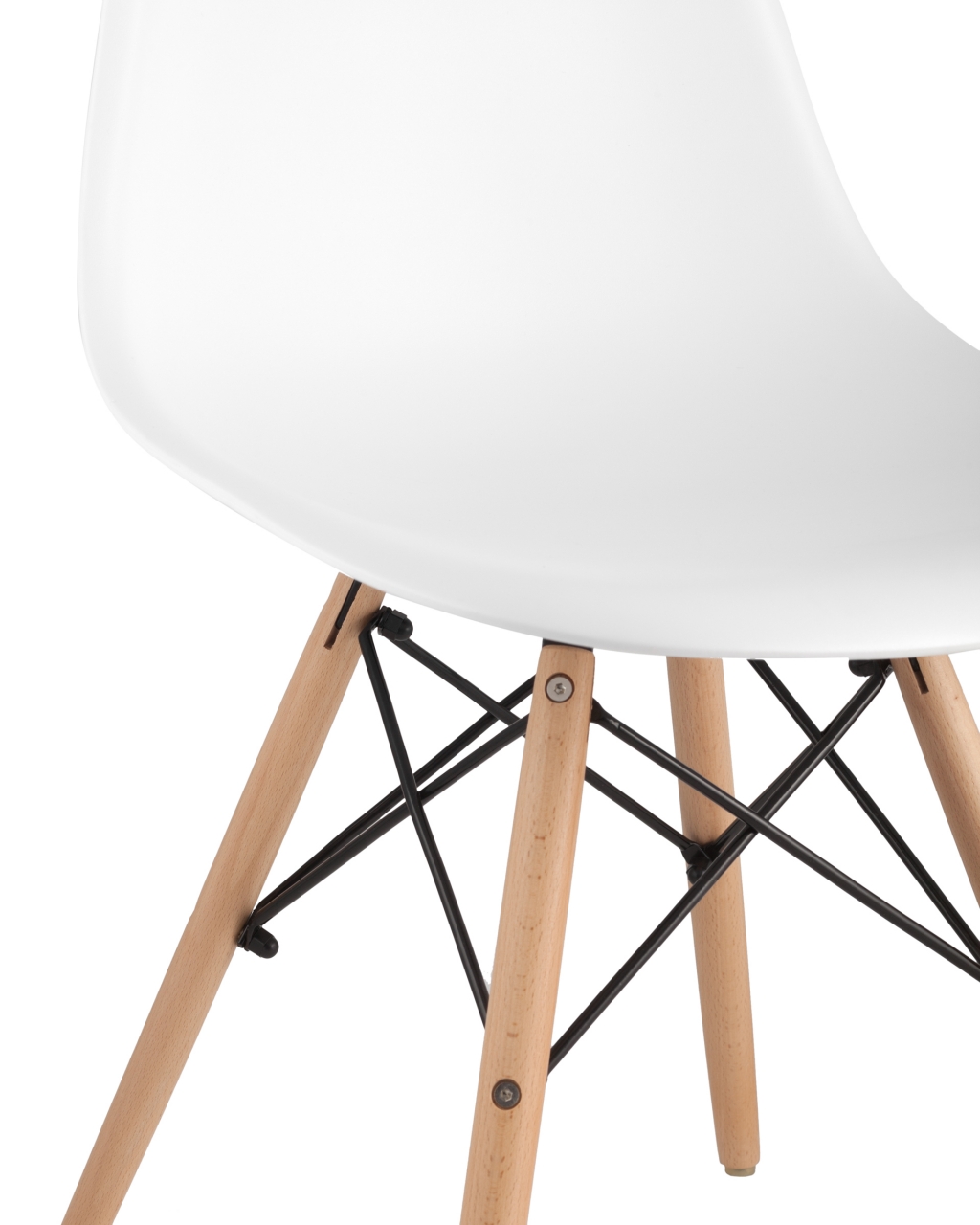 Обеденная группа стол Oslo 120x80, стулья Eames DSW Белые