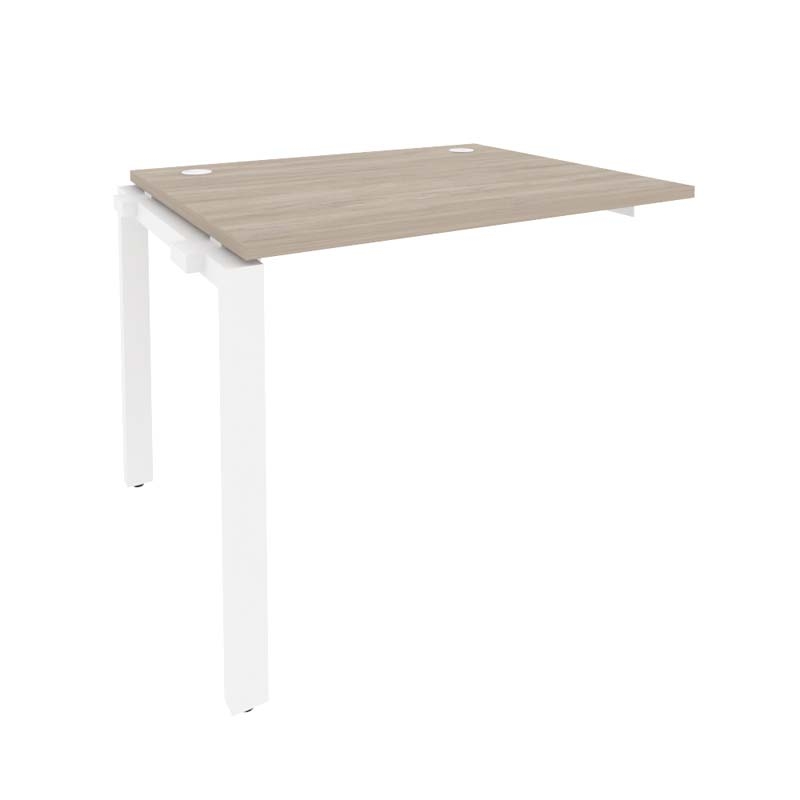 Наборный элемент рабочей станции на П-образном м/к ONIX O.MP-1.NRS-1.8 Дуб Аттик/Белый