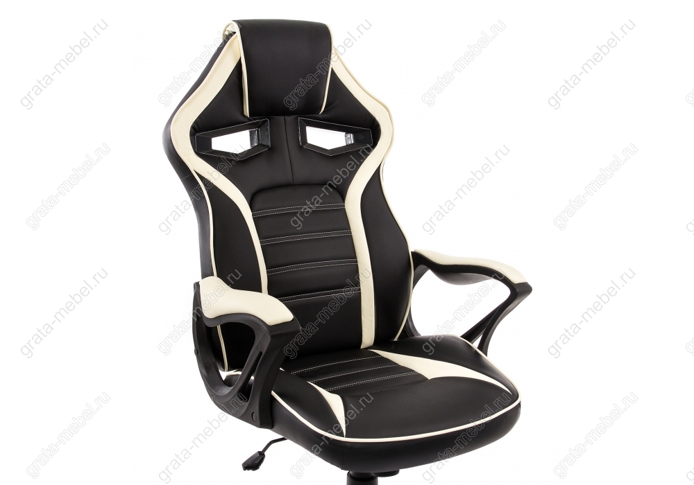 Компьютерное кресло Monza черное / бежевое