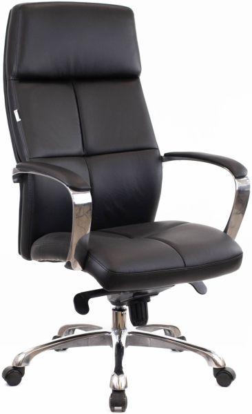 Кресло для руководителя Everprof Madrid Кожа Черный
