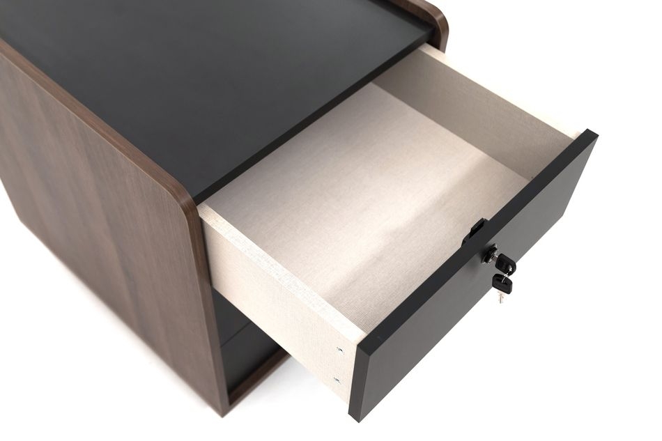 Тумба подкатная MURANO 108 301 KR/BL Кальяри/Черный