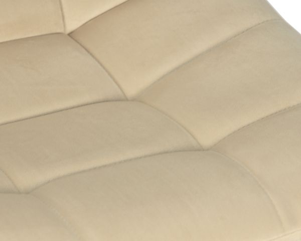 Стул барный DOBRIN TAILOR WHITE (бежевый велюр (MJ9-10)) 2 шт