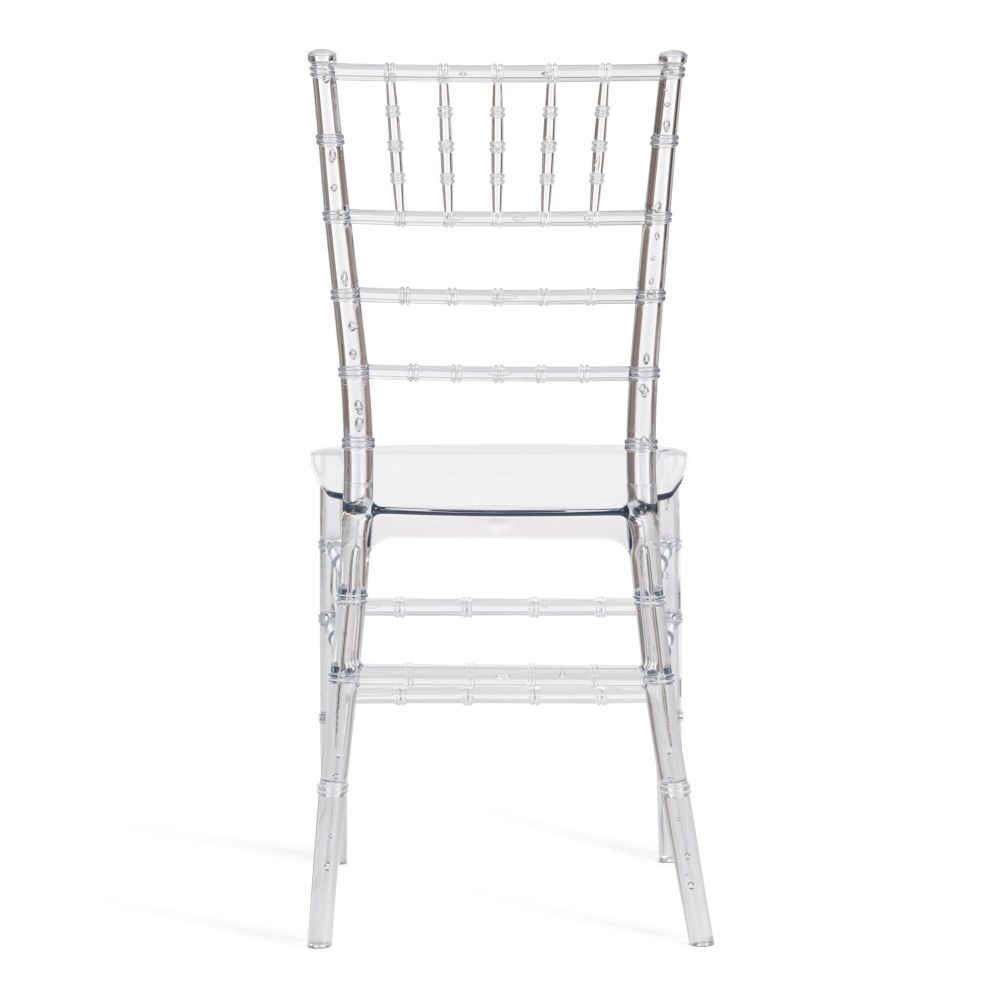 Стул CHAVARI (mod. 101) пластик, 40.5 х 49 х 88.5 см, Transparent (Прозрачный)