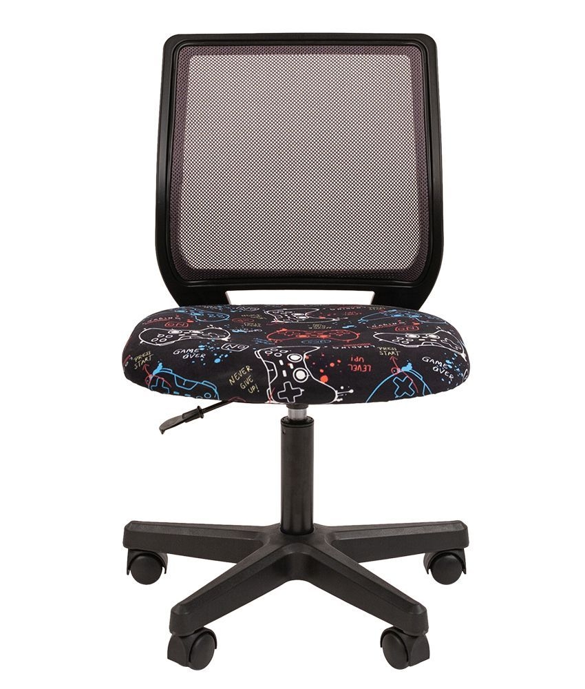 Детское кресло Chairman ТИН (Kids) 112 черный пластик GAME/TW-01