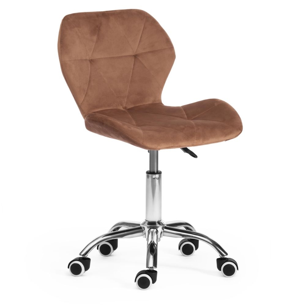 Офисное кресло Recaro (mod.007) / 1 шт. в упаковке металл, вельвет, 45x74+10см, коричневый (HLR11)