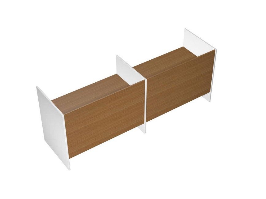 Рабочая станция Profiquadro КВ 1213-2 БН Орех ногаро/белый премиум