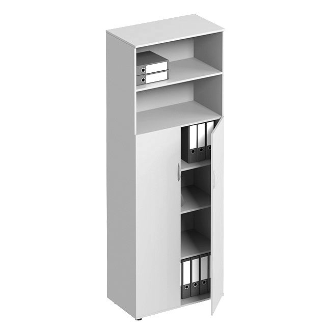 Шкаф для документов Формула ФР 378 Белый/антрацит