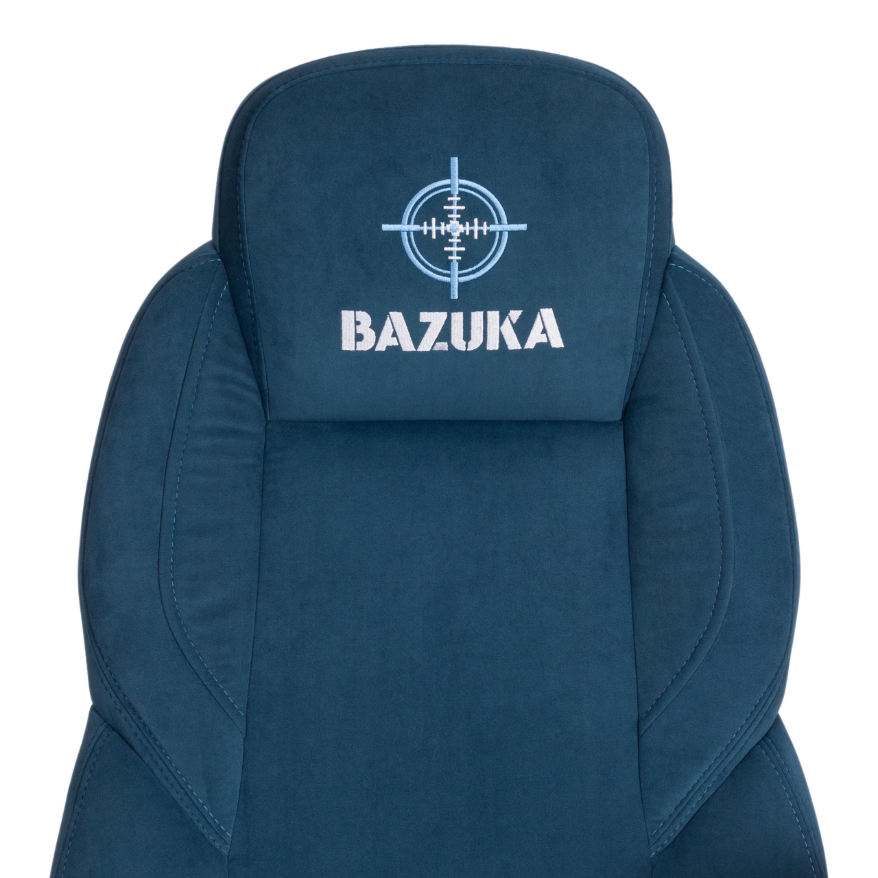 Кресло БАЗУКА флок , синий, 32 / BAZUKA