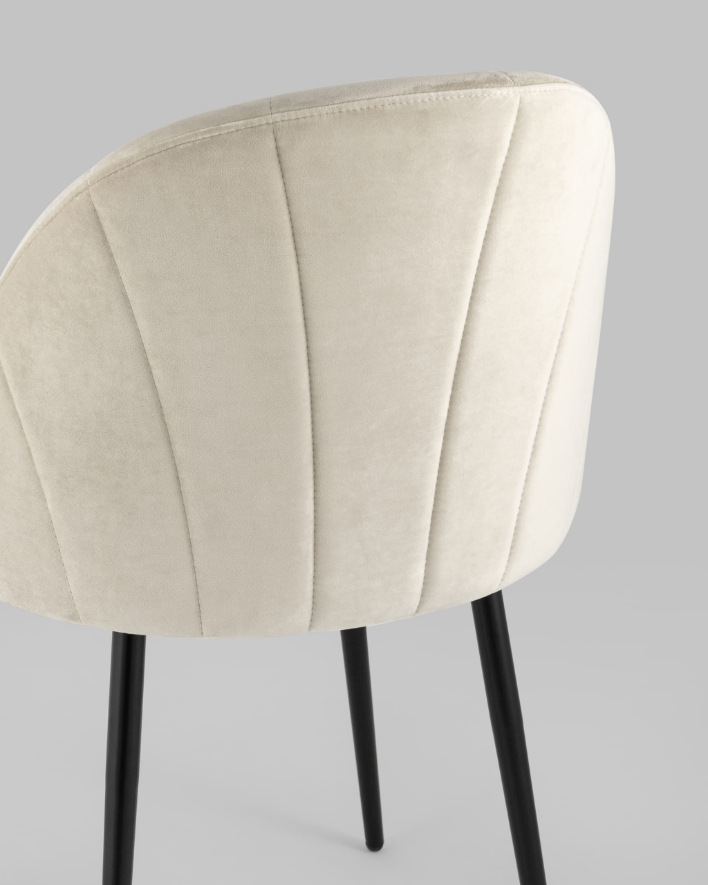 Стул Логан 2 шт. велюр Бежевый