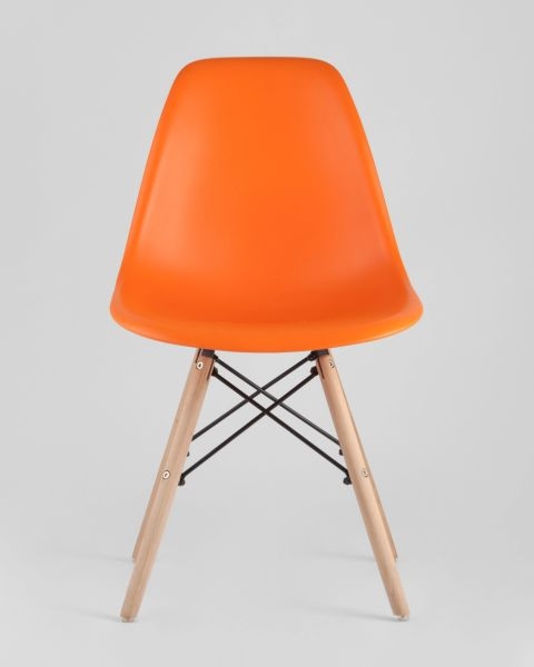 Стул Еамес Стиле ДСВ оранжевый (разборный каркас) / Eames Style DSW